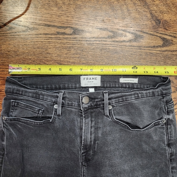 Frame L'Homme Skinny Gray Jeans Size 31 - Picture 5 of 6